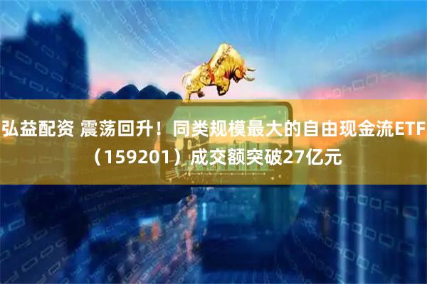 弘益配资 震荡回升！同类规模最大的自由现金流ETF（159201）成交额突破27亿元