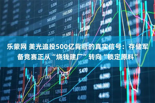 乐蒙网 美光追投500亿背后的真实信号:存储军备竞赛正从“烧钱建厂”转向“锁定原料”
